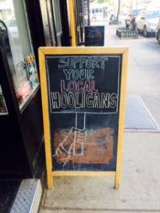 I got your backs hooligans. 