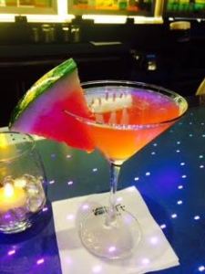 Bar at Aloft hotel in Harlem, they do me right ... 